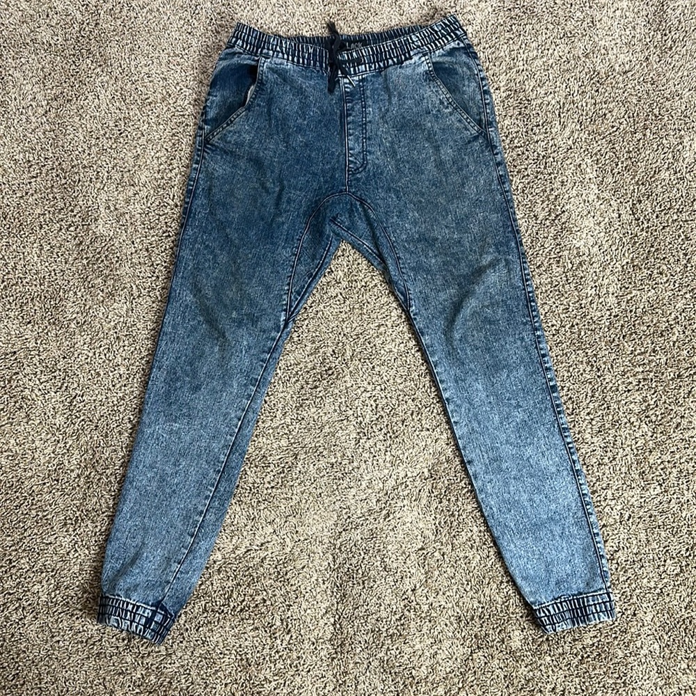 Rue21 Black Label Denim Joggers